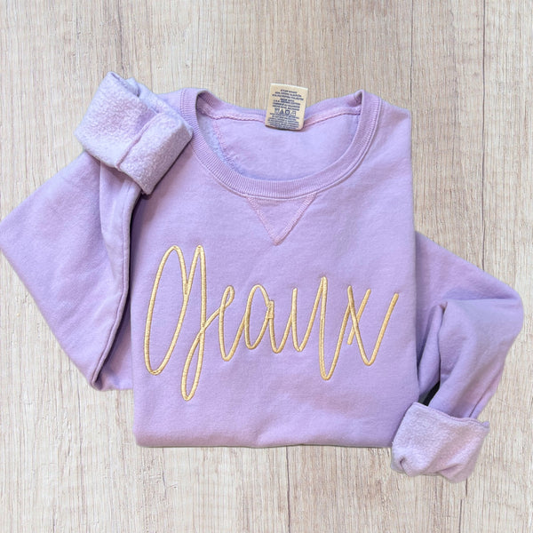 Geaux Embroidered Sweatshirt