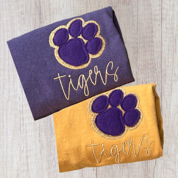 Tiger Paw Appliqué