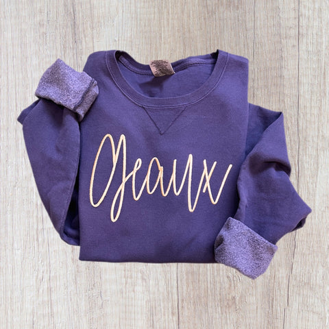 Geaux Embroidered Sweatshirt