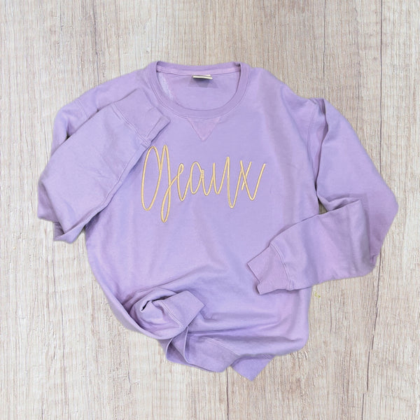 Geaux Embroidered Sweatshirt