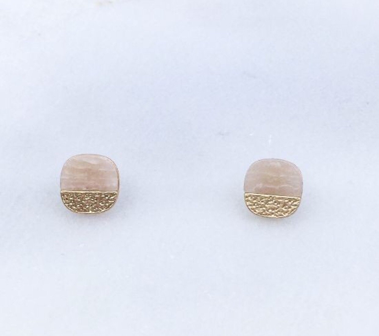 Pink Cushion Studs