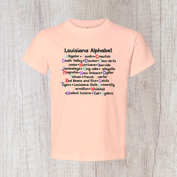 Louisiana Alphabet - Toddler and Youth