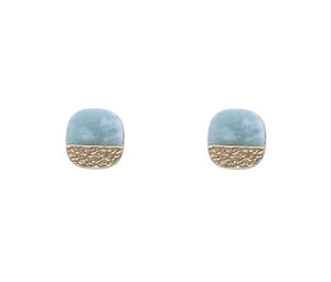 Mint Cushion Studs