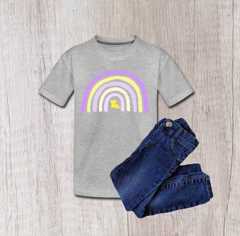 Purple and Gold Rainbow - Toddler