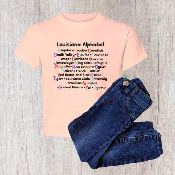 Louisiana Alphabet - Toddler and Youth