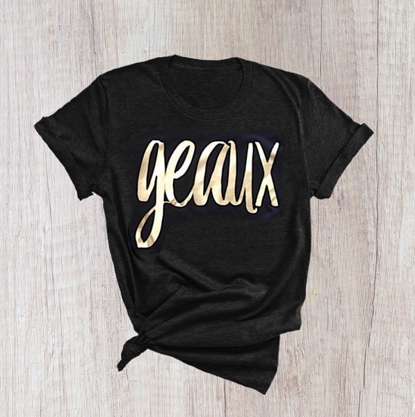 Black and Gold Geaux