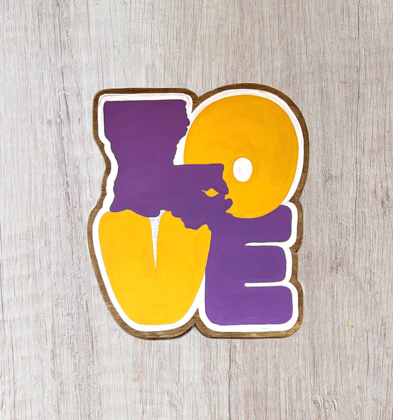 LSU LOVE Sign