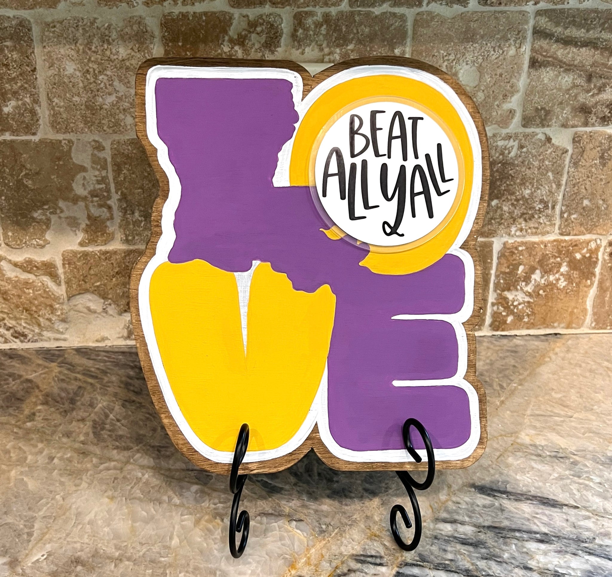 LSU LOVE Sign