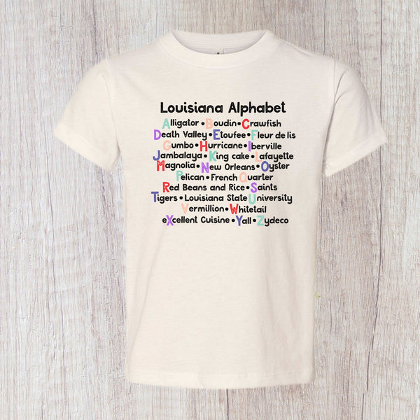 Louisiana Alphabet - Toddler and Youth