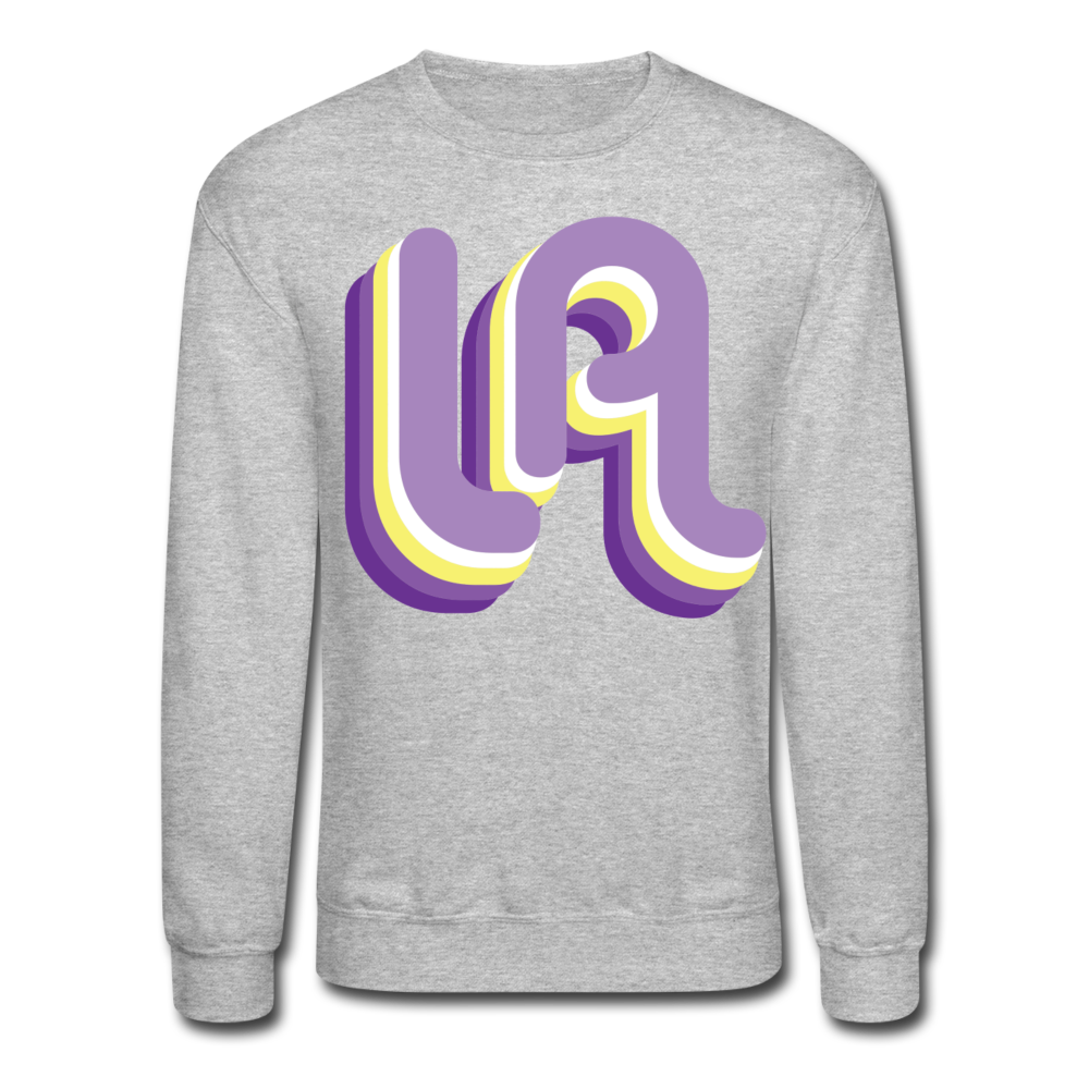 Retro LA Sweatshirt - heather gray