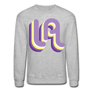 Retro LA Sweatshirt - heather gray