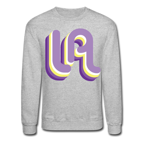 Retro LA Sweatshirt - heather gray